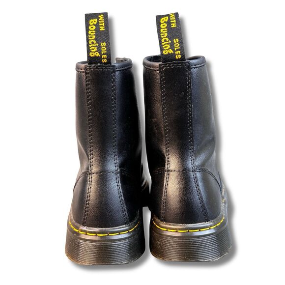 Dr. Martens Zavala Black Leather Combat Boots Women's EU 38 Lace Up - Picture 7 of 11